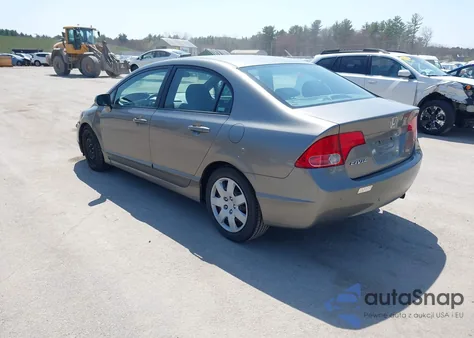 2007 Honda Civic Lx from USA, damaged, VIN 1HGFA165X7L070986